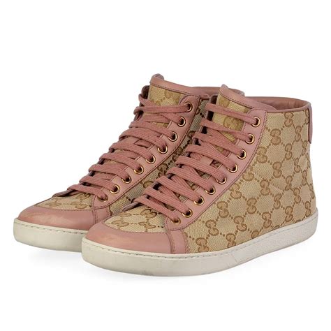 pink gucci sneakers high top